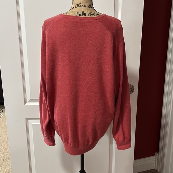 Men’s Peter Milar Red Sweater - Picture 2 of 6